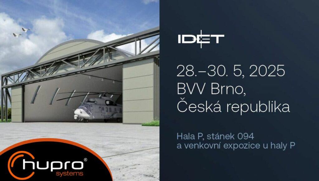 Mezinárodní veletrh obranné a bezpečnostní techniky IDET 2025 HUPRO SYSTEMS SE