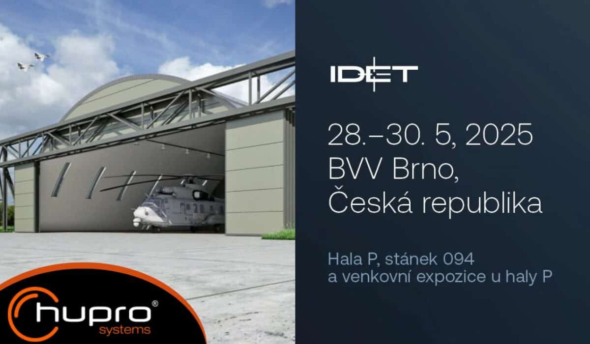 Mezinárodní veletrh obranné a bezpečnostní techniky IDET 2025 HUPRO SYSTEMS SE
