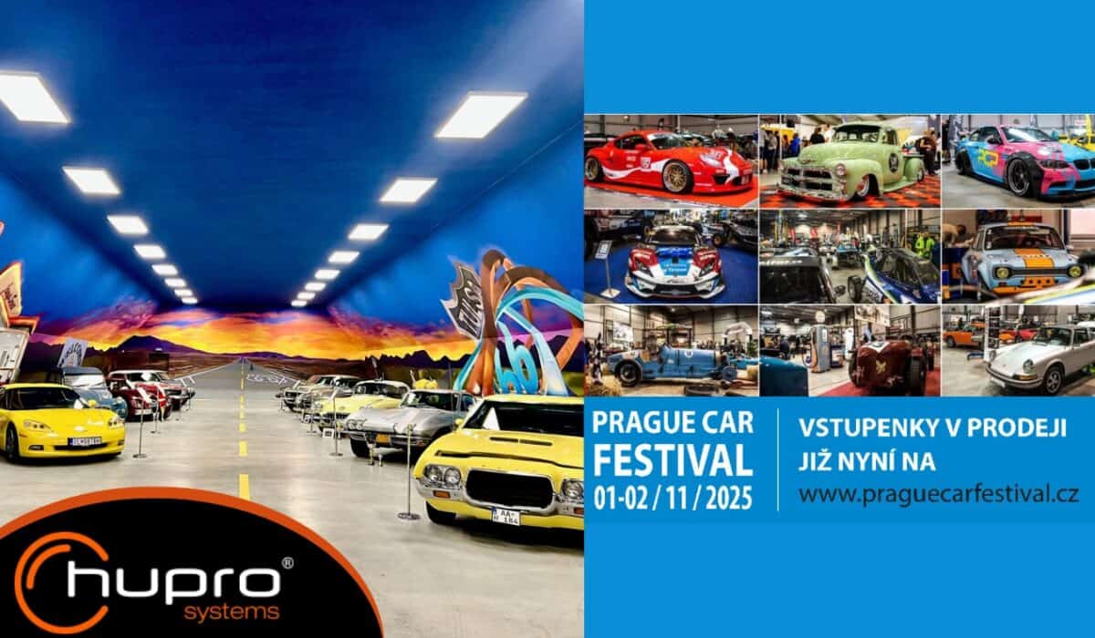PRAGUE CAR FESTIVAL 2025 HUPRO SYSTEMS SE