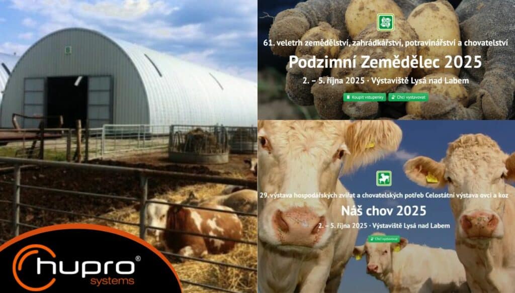 Podzimní Zemědělec 2025 a Náš chov 2025 HUPRO SYSTEMS SE