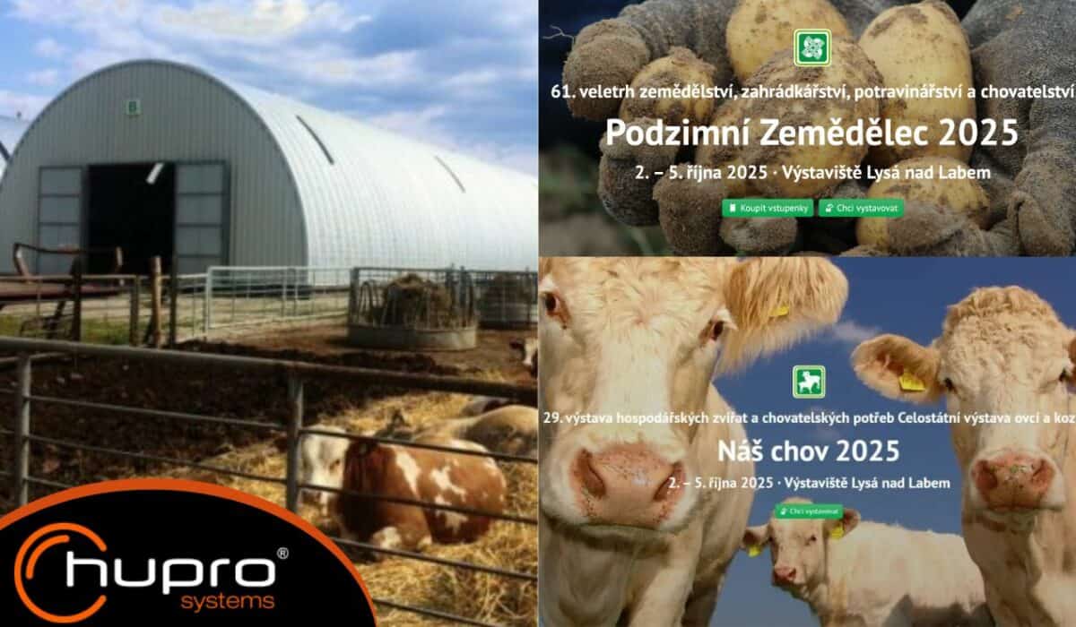 Podzimní Zemědělec 2025 a Náš chov 2025 HUPRO SYSTEMS SE