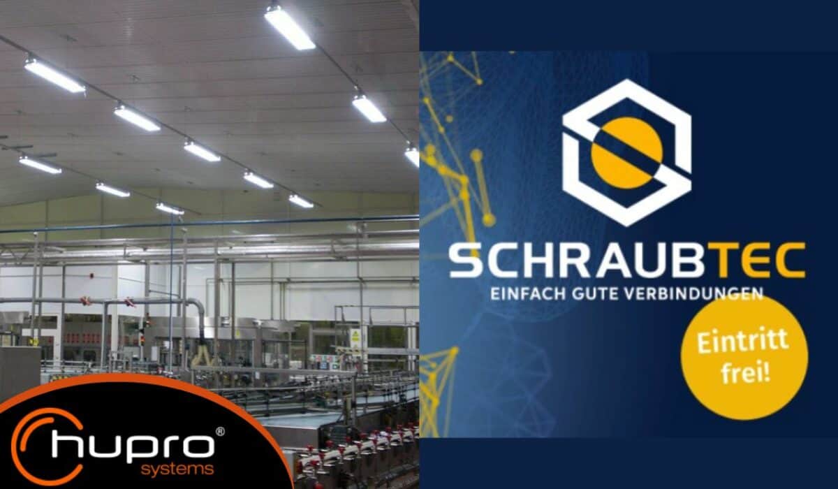 SchraubTec 2025 – regionální veletrh šroubových spojů a HUPRO SYSTEMS SE, výrobce obloukových montovaných ocelových hal