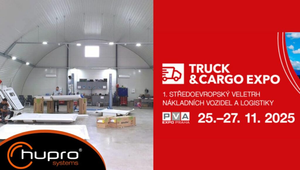 Truck & Cargo Expo 2025 – článek od HUPRO SYSTEMS SE o veletrhu nákladních vozidel a logistiky v PVA EXPO Praha