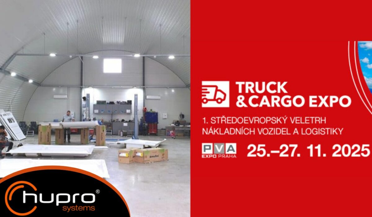 Truck & Cargo Expo 2025 – článek od HUPRO SYSTEMS SE o veletrhu nákladních vozidel a logistiky v PVA EXPO Praha