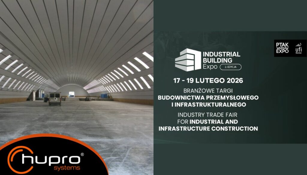 Industrial Building Expo 2026 ve Varšavě – článek připravila společnost HUPRO SYSTEMS SE