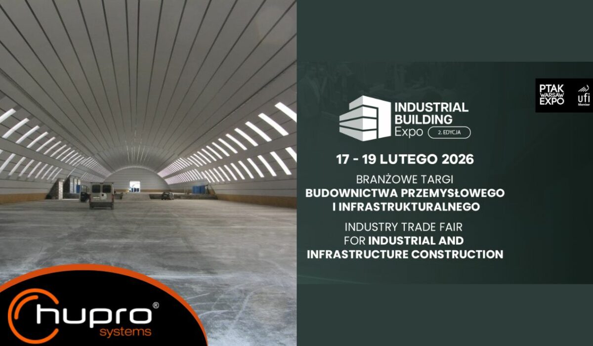 Industrial Building Expo 2026 ve Varšavě – článek připravila společnost HUPRO SYSTEMS SE