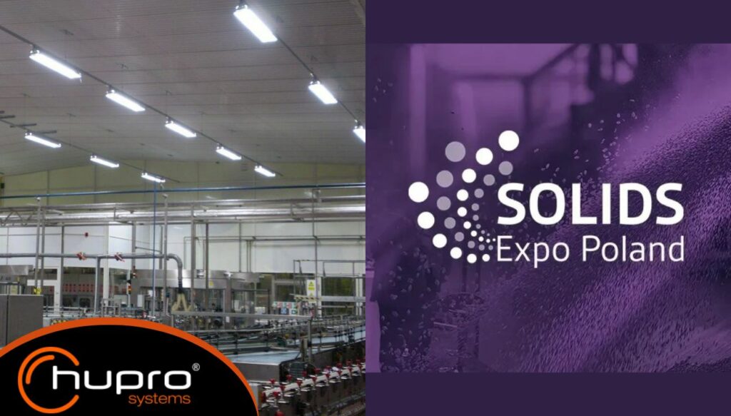SOLIDS Expo Poland 2025 ve Varšavě – veletrh technologií sypkých materiálů a průmyslové haly HUPRO Systems