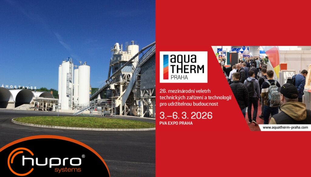 Aquatherm Praha 2026 – mezinárodní veletrh technických zařízení budov v PVA EXPO Praha, náhled článku HUPRO SYSTEMS SE