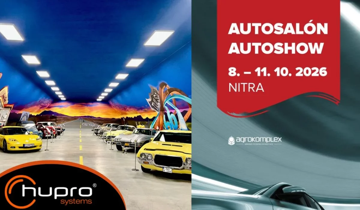 Autosalón Autoshow Nitra 2026 v Agrokomplexu Nitra a automobilová hala HUPRO SYSTEMS